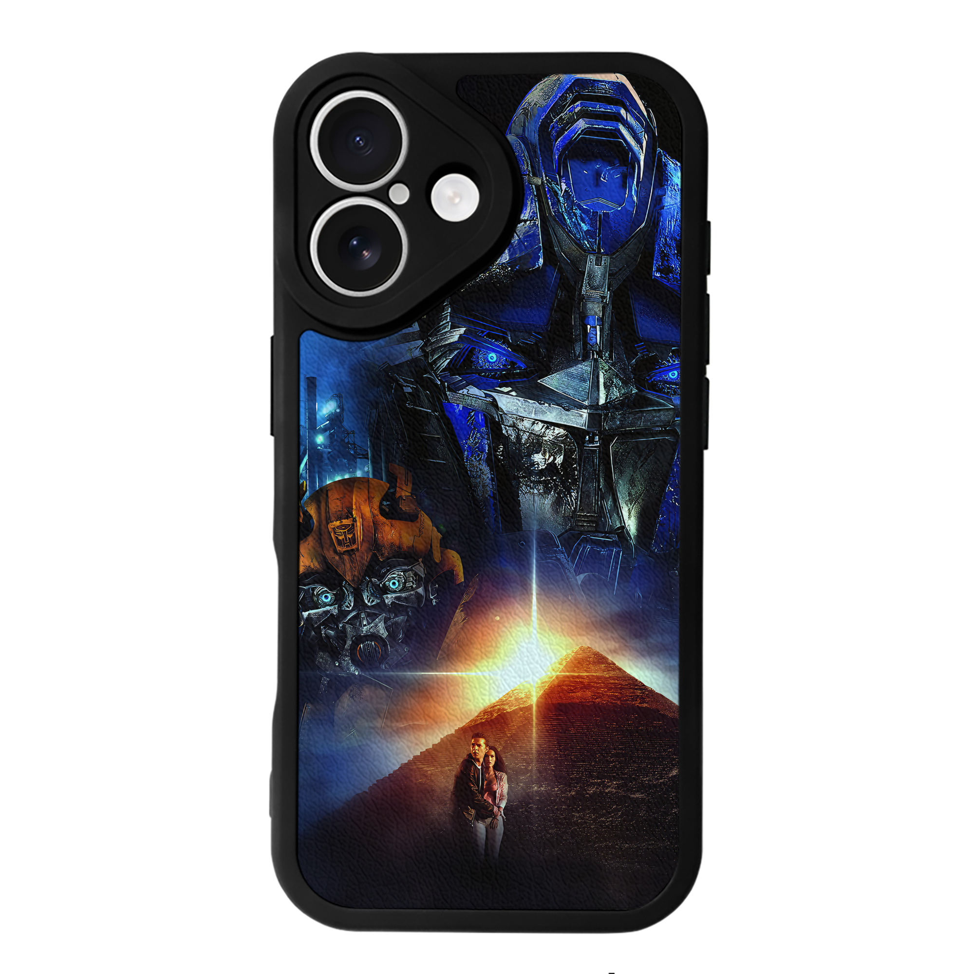 （画像用） Transformers トランスフォーマー 【iPhone 16シリーズ対応】シリコンスマホケース（レザー調） 材質：シリコン